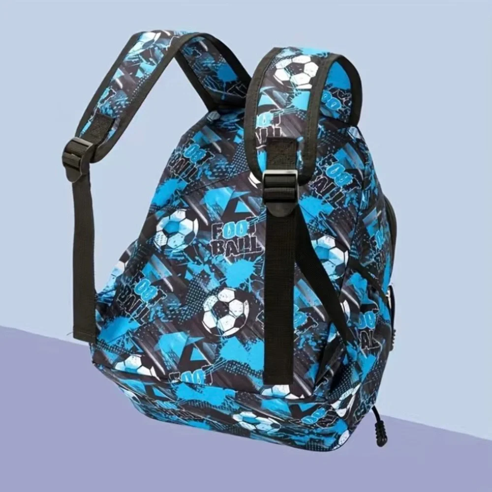 Kids Backpack Soccer Print Blue Black School Bag Boys Children’s NEW